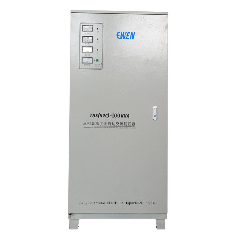 380V 400V 415V AC電源安定化器 自動電圧調節器 100KVA 3相サーボモーター 工業用