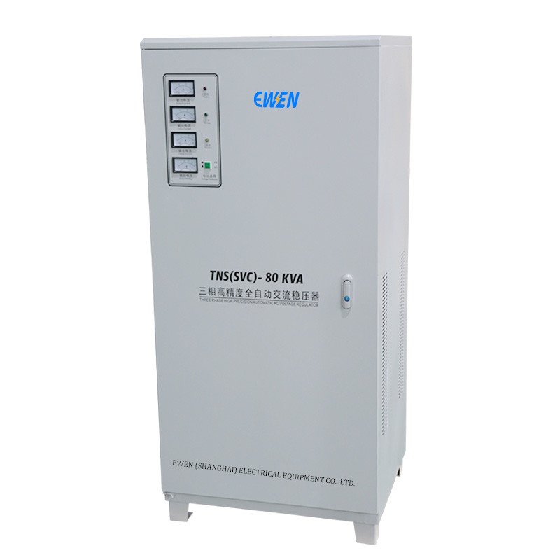 3相電圧安定器 80KVA 80KW 産業用自動電圧調節器と安定器