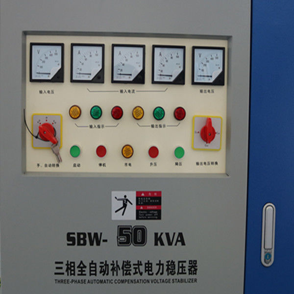 380V銅のコラムとの産業ソリッド ステート電圧安定装置50KVA 50Hz 60Hz