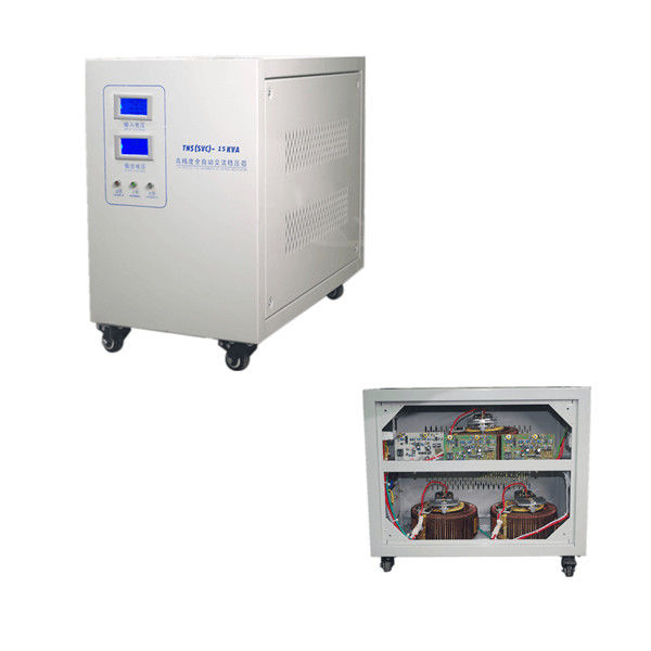LCD表示の自動電圧安定装置AC安定装置3段階Avr 15KVA